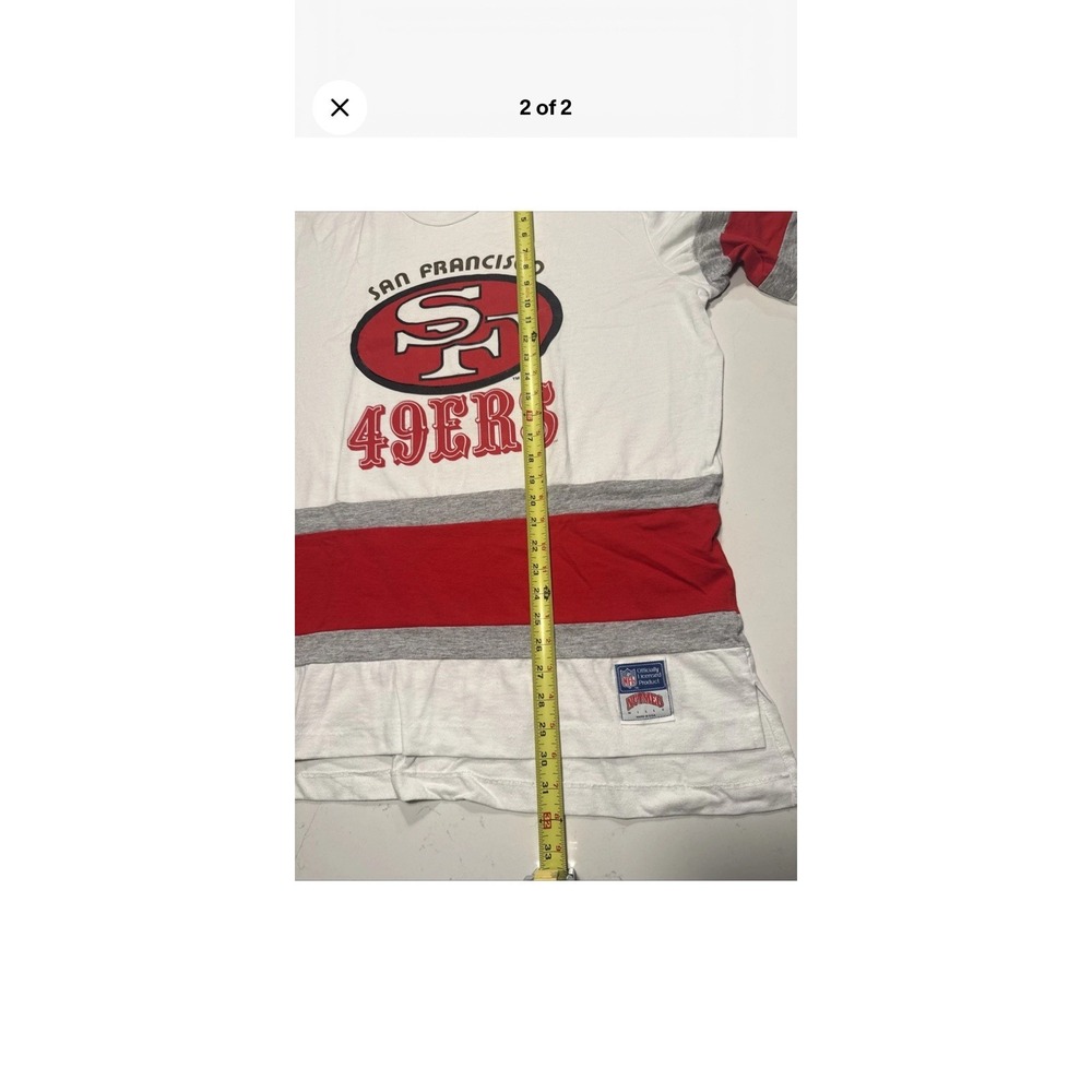 Vintage San Francisco 49ERS Nutmeg Shirt XLarge  Niners NFL 90's Streetwear Cali - Picture 9 of 9